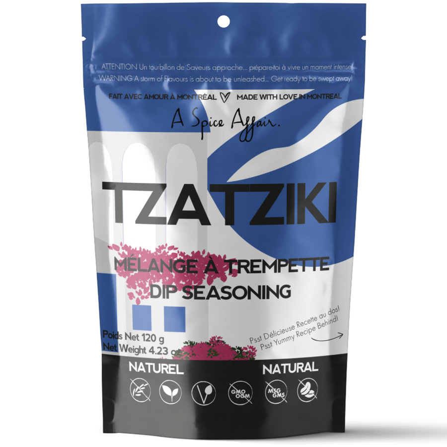 ASSAISONNEMENT TREMPETTE TZATZIKI 120 G (4,2 oz) SACHET
