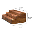 A SPICE AFFAIR'S COUNTERTOP WOOD RACK (18 JARS)