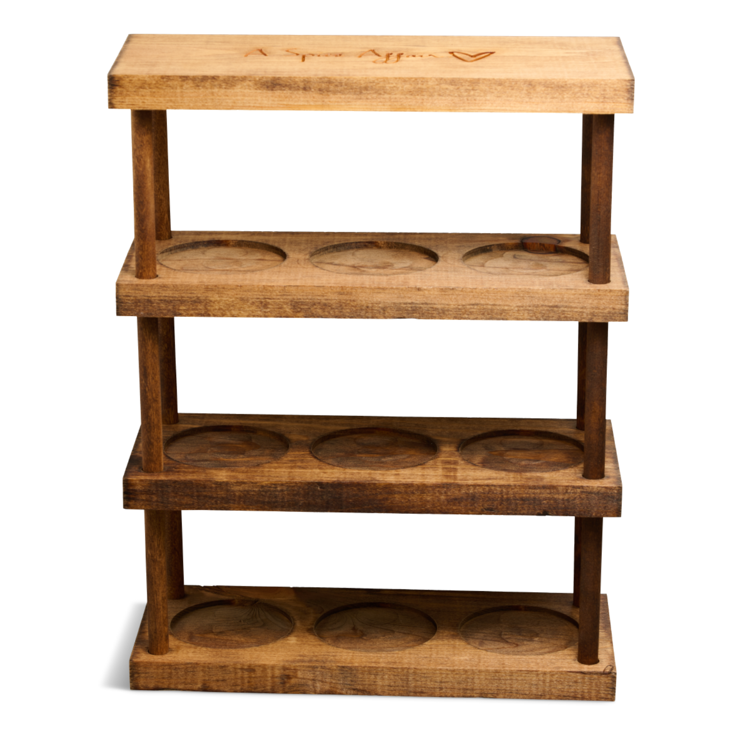 Pine Spice Rack  Unfinished Wood Spice Rack