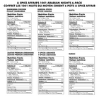 COFFRET LES 1001 NUITS DU MOYEN-ORIENT (6 POTS)