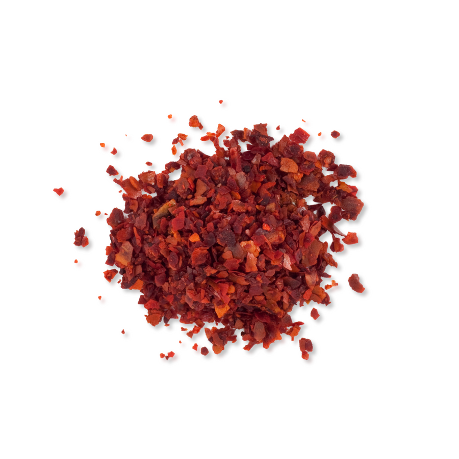 POIVRON ROUGE ÉMINCÉ -8+40 EN VRAC