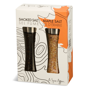 SMOKED SALT & MAPLE SALT GRINDER SET